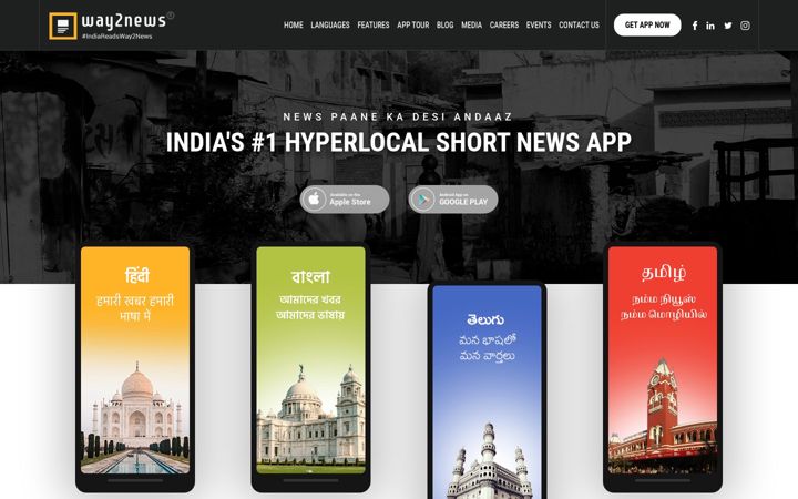 Screenshot of way2news.com