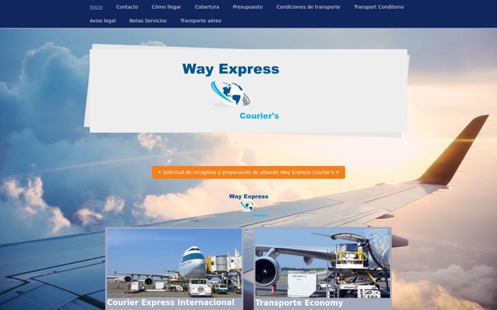 Captura de pantalla de wayexpress.es