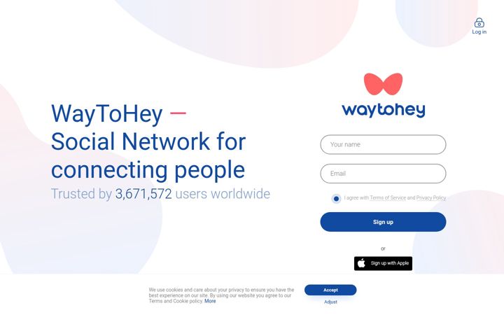 Skärmbild av waytohey.com