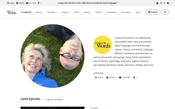 Screenshot of waywordradio.org