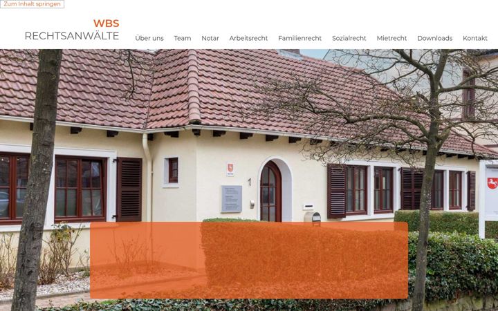 Posnetek zaslona wbs-rechtsanwaelte.de
