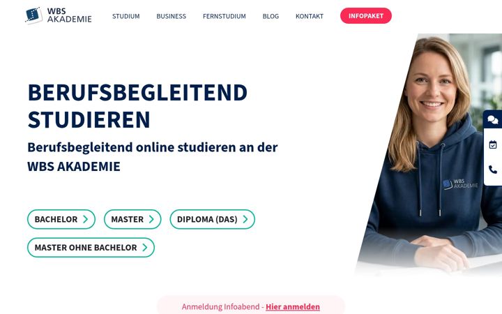 Zrzut ekranu wbsakademie.de