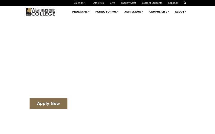 Screenshot of wc.edu