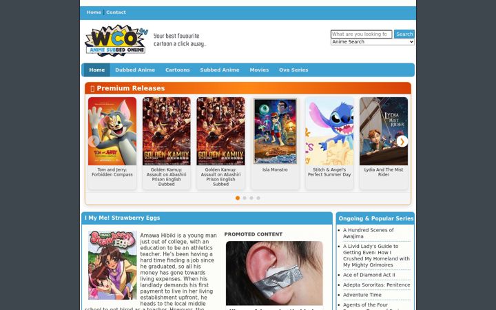 Screenshot of wcoanimesub.tv