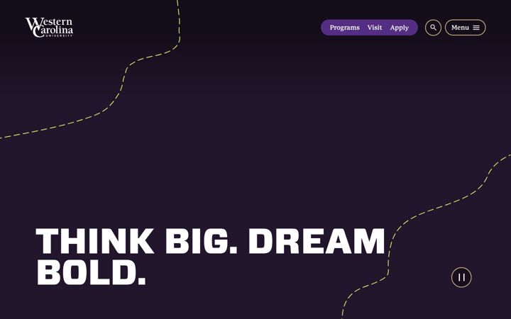 Screenshot di wcu.edu