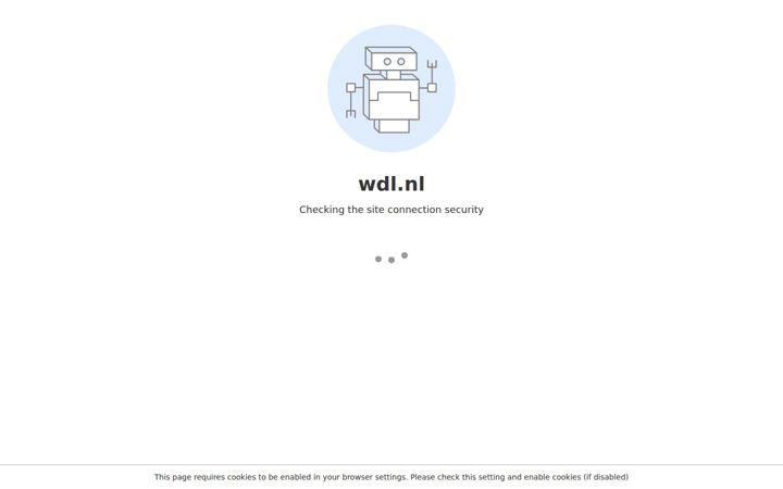 Screenshot of wdl.nl