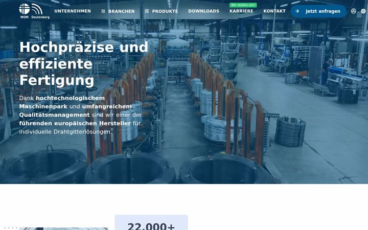 Screenshot of wdm-deutenberg.com