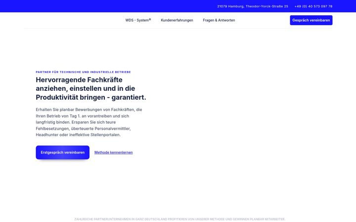 Screenshot of wds-solutions.de