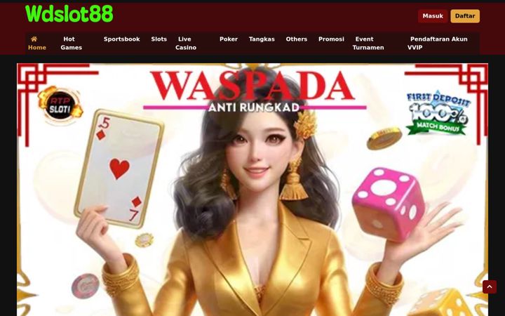 Képernyőkép: wdslot88.com