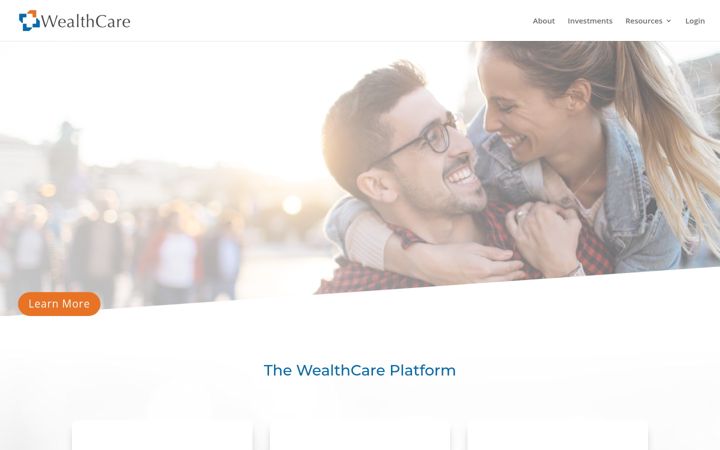 Snimka zaslona za wealthcare.com