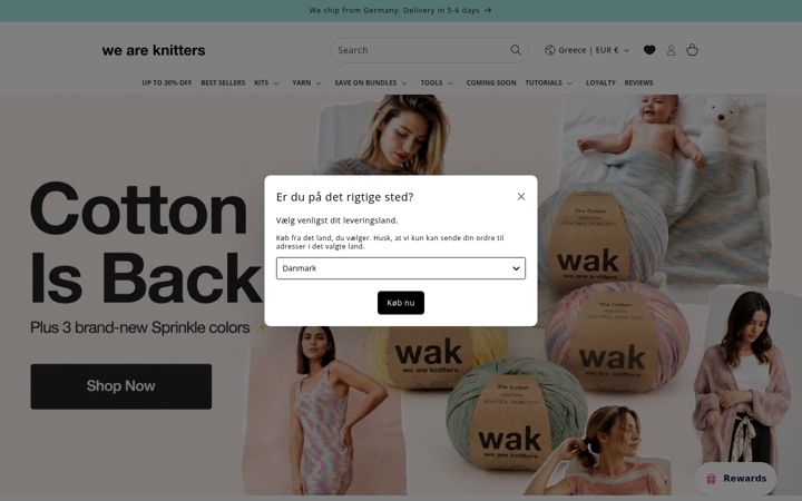 Screenshot of weareknitters.eu
