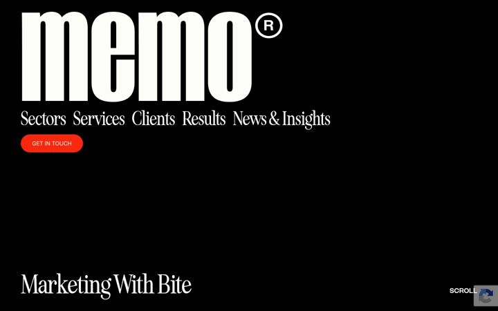 Screenshot von wearememo.com