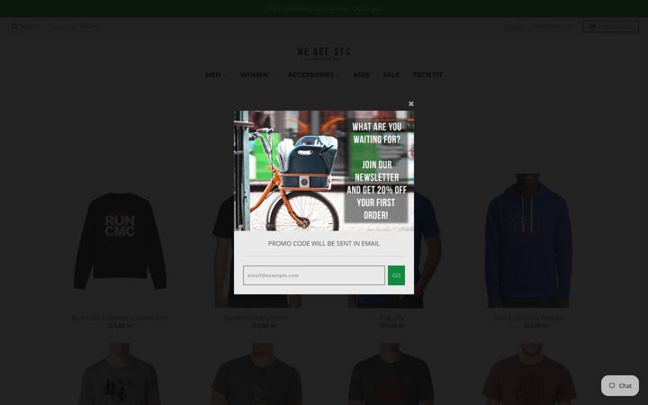 Screenshot of wearesfc.com