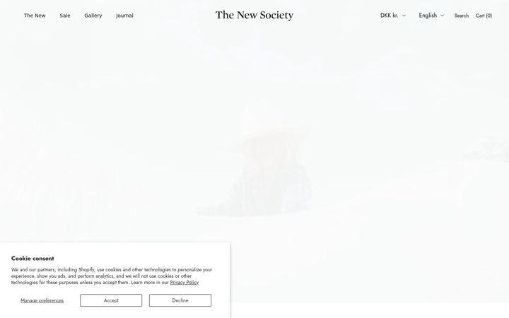 Екранна снимка на wearethenewsociety.com