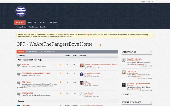 Screenshot of wearetherangersboys.com