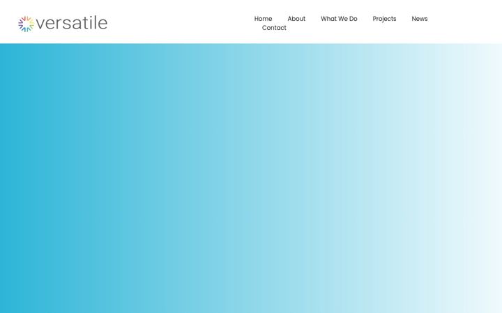 Screenshot ta' weareversatile.co.uk