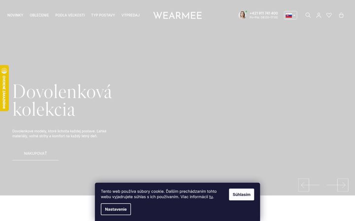 Screenshot of wearmee.sk