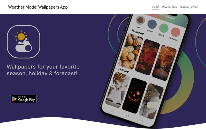 Screenshot of weathermodeapp.com