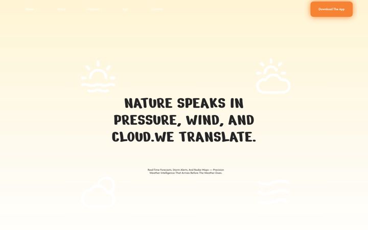 Screenshot of weatherscenes.com