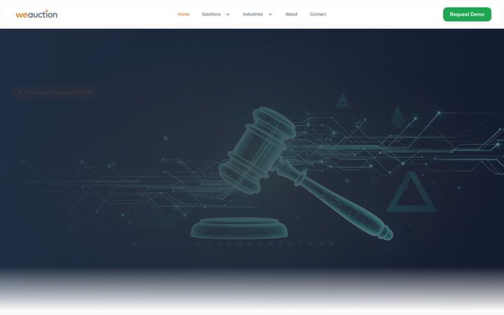 Screenshot of weauction.io