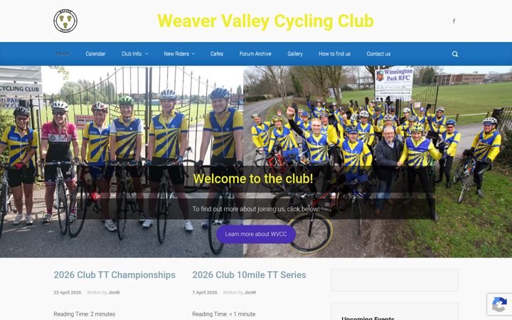Screenshot of weavervalleycc.org.uk