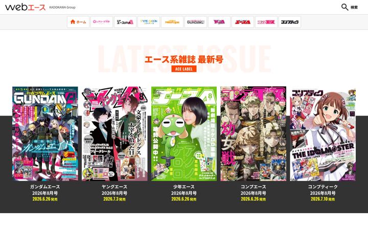 Screenshot of web-ace.jp