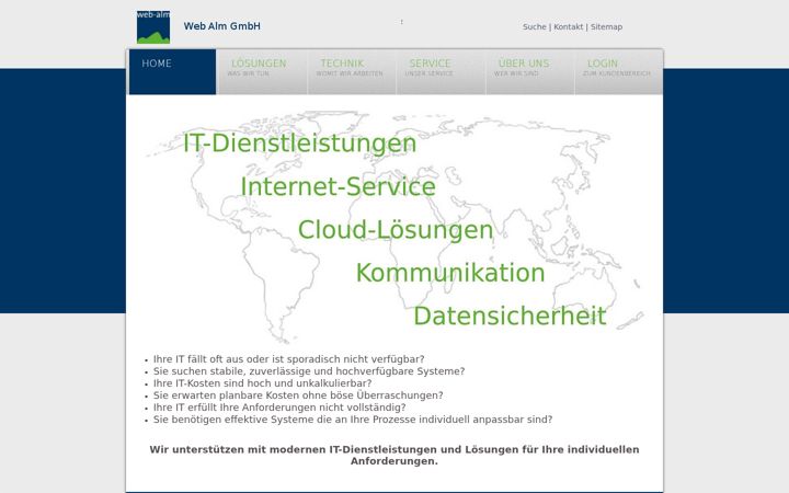 Screenshot of web-alm.net