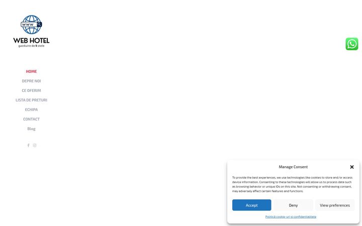 Screenshot of web-hotel.ro