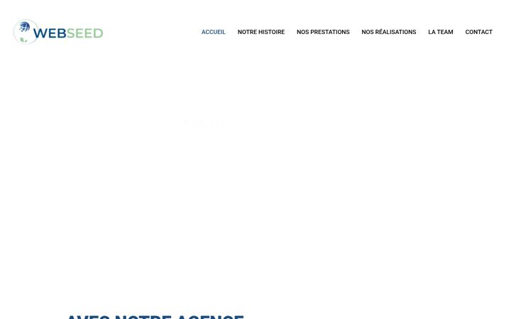 Screenshot di web-seed.fr