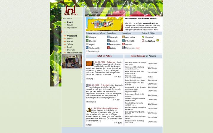 Screenshot of web-z.net
