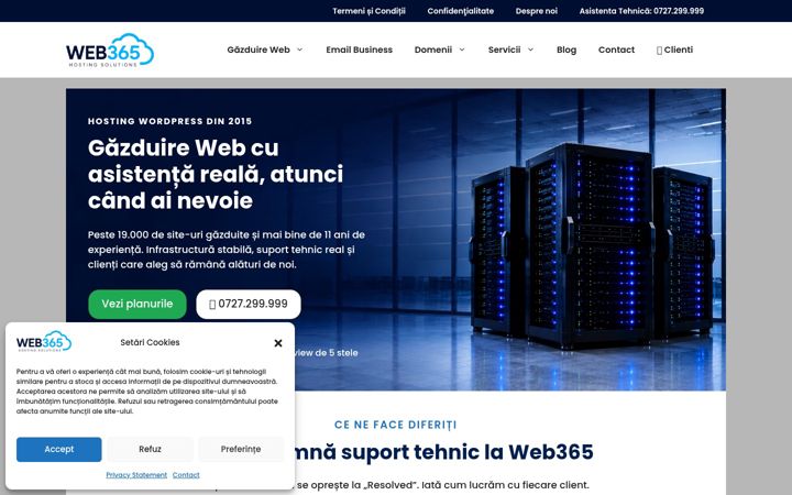 Screenshot of web365.ro
