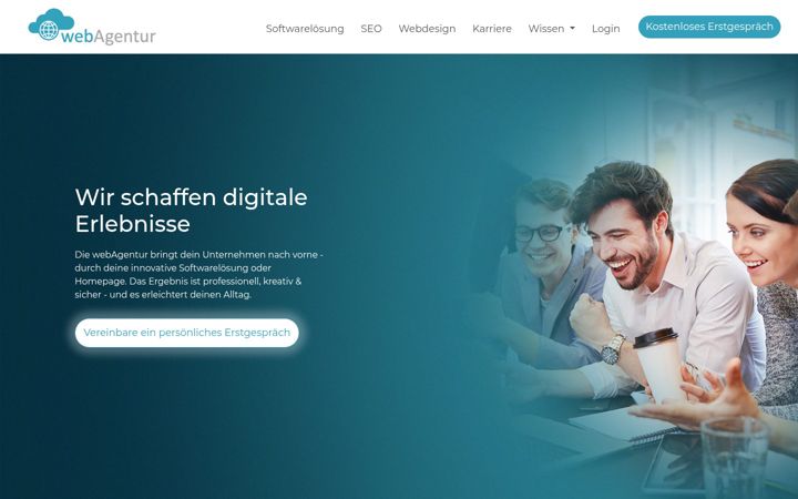 Screenshot of webagentur.at