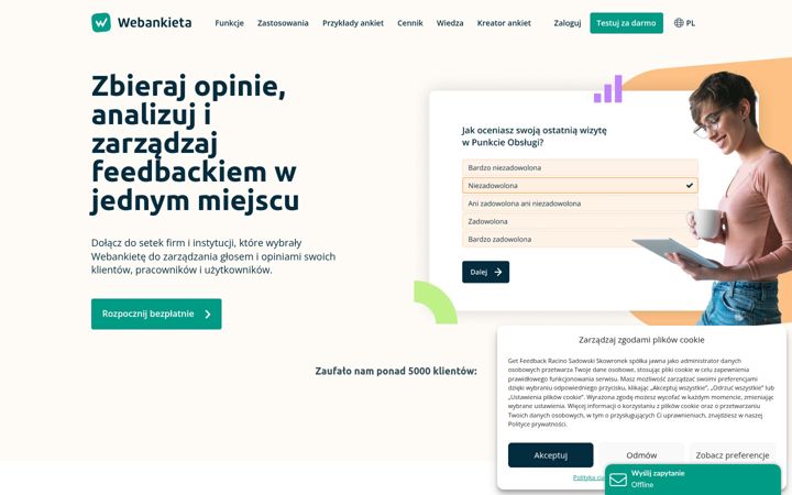 Screenshot of webankieta.pl
