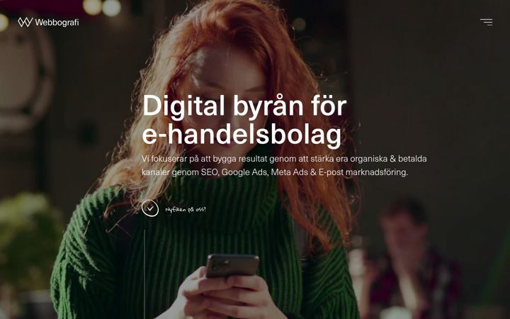 Skjermbilde av webbografi.se
