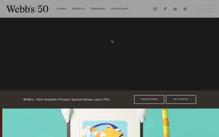Screenshot of webbs.co.nz