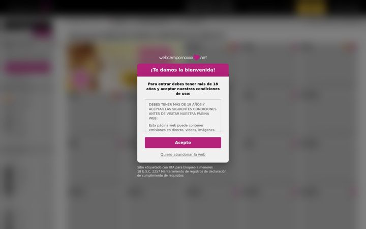 Ekraanipilt saidist webcampornoxxx.net