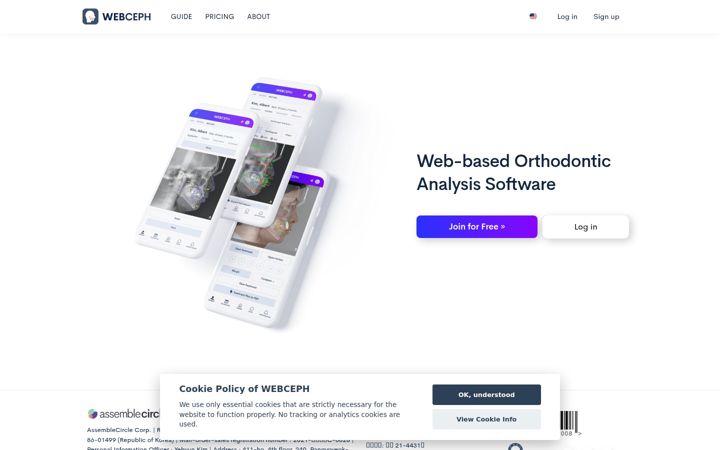 Screenshot of webceph.com