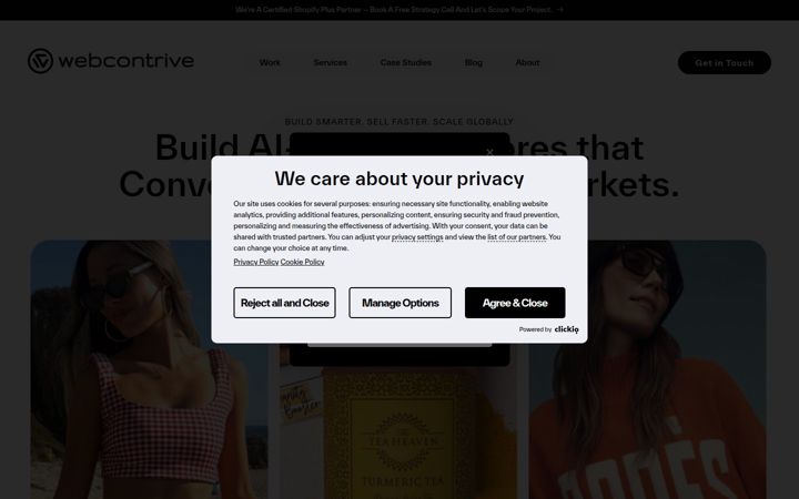 Screenshot of webcontrive.com