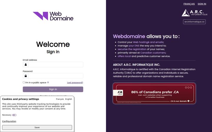 webdomaine.ca