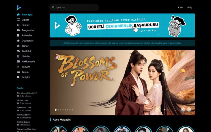 Ekrano kopija webdramaturkey2.com
