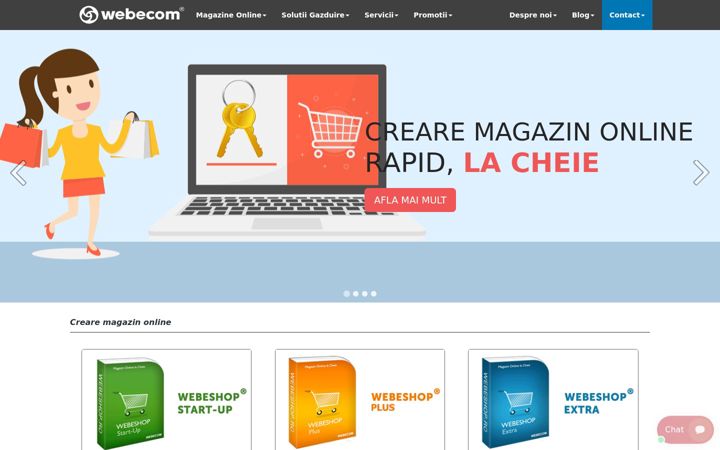 Screenshot of webecom.ro