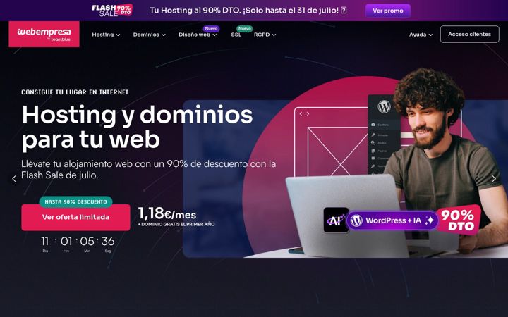 Screenshot of webempresa.com