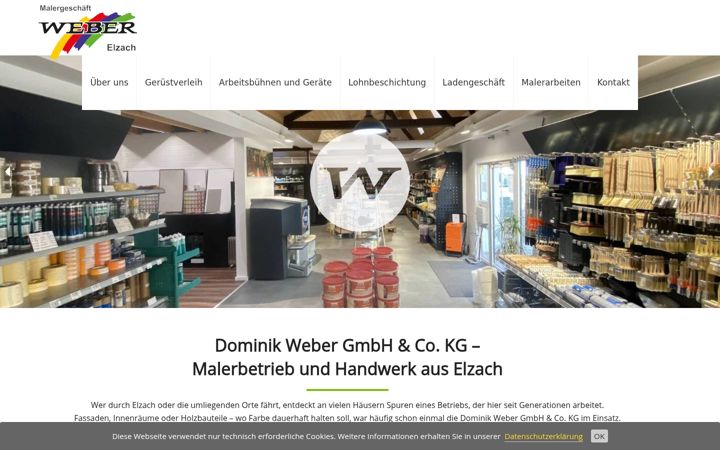 Screenshot of weber-maler.de