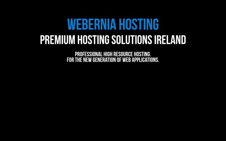 Screenshot of weberniahosting.com