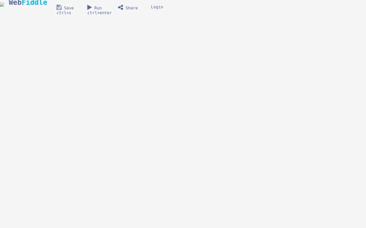 Screenshot of webfiddle.net