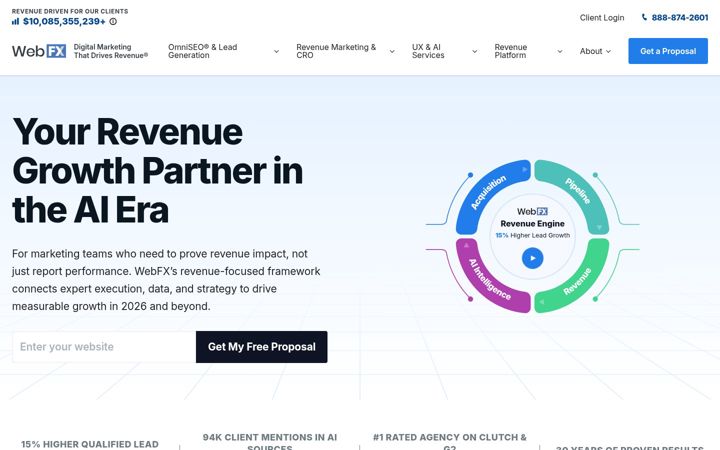 Ekrano kopija webfx.com