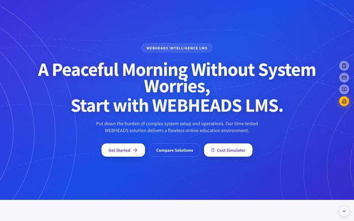 Screenshot of webheads.co.kr