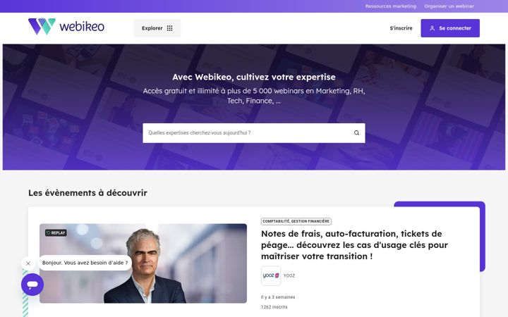 Screenshot di webikeo.fr