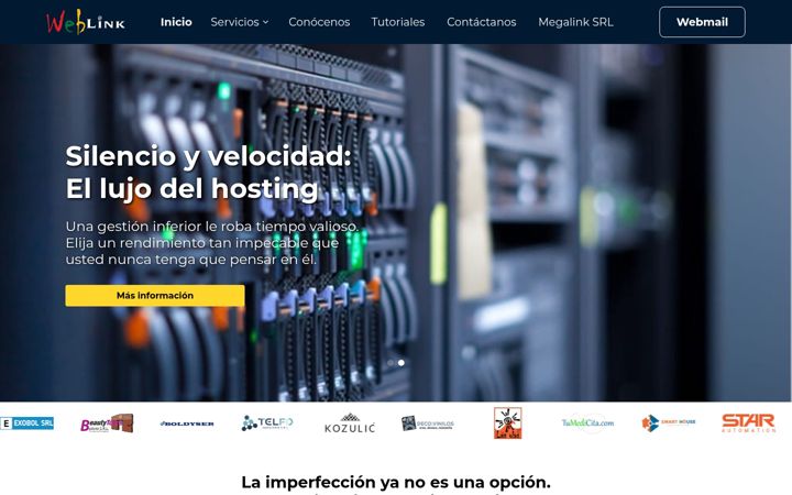 Captura de ecrã de weblinksrl.com