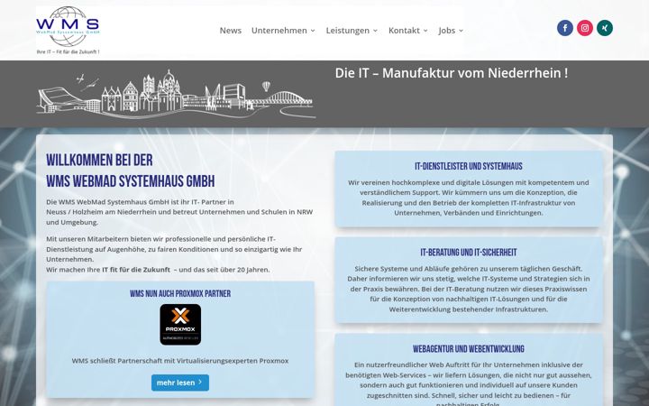Screenshot of webmad.de